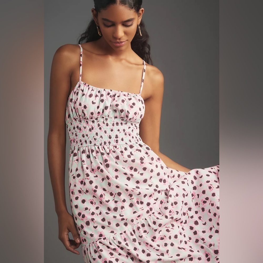 NWT Size S - Hutch Sleeveless Square-Neck A-Line Maxi Dress